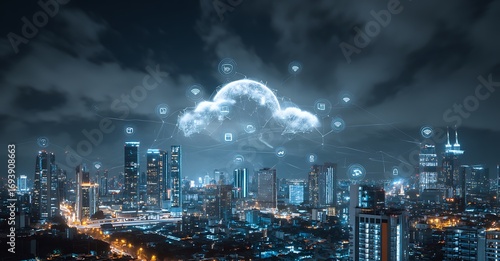 Cloud Computing and Modern City Transforming Data into the Digital Future with Technology
