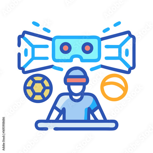 Immersive Virtual Reality Experience with Sports Simulation in Modern Gaming