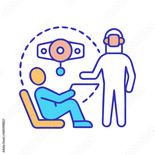 Augmented Reality Training Simulation with Instructor Guiding User in Virtual Environment
