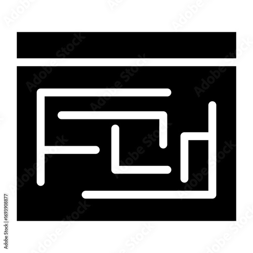 Evacuation Plan Icon Style