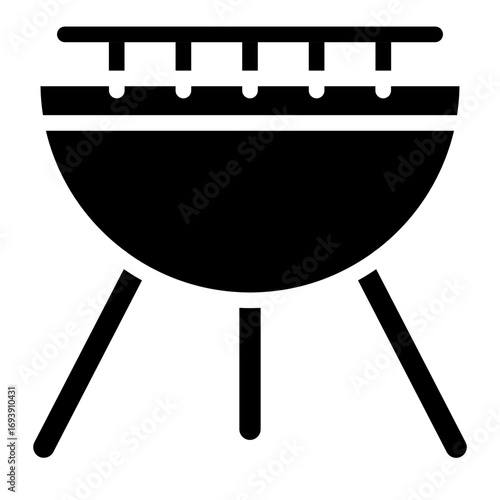Bbq Grilll Icon Style