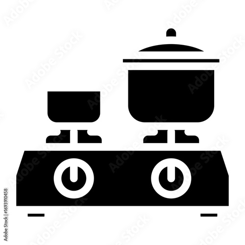 Vector Design Stove Icon Style