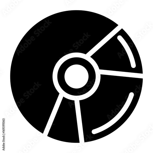 Compact Disk Icon Style