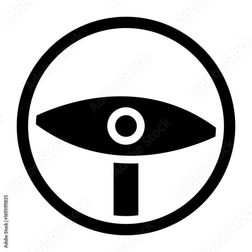 Steering Wheel Icon Style