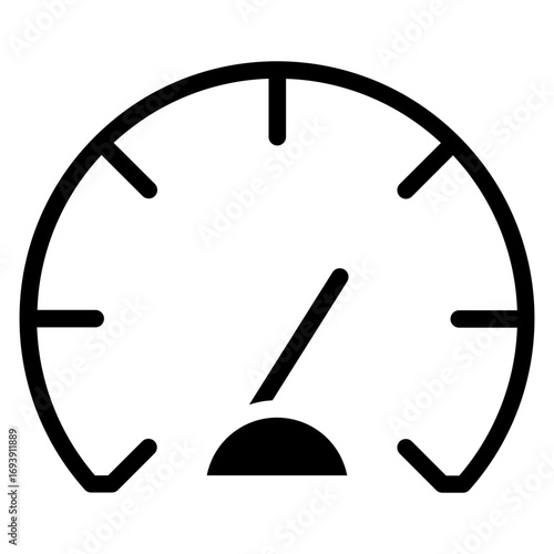 Tachometer Icon Style