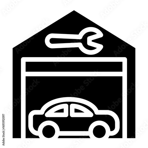 Service Station Icon Style