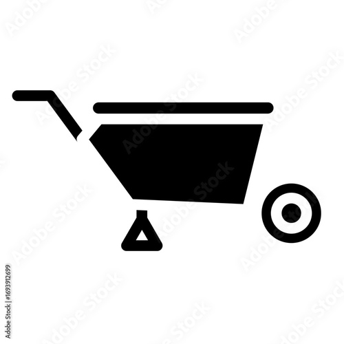 Wheelbarrow Icon Style