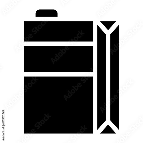 Milk Carton Icon Style