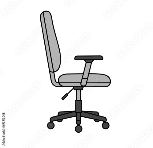 Office Chair Vector Illustration