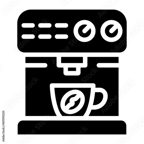 Vector Design Coffee Machine Icon Style
