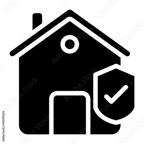 Home Insurance Icon Style