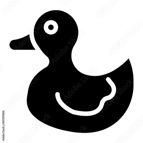 Duck Toy Icon Style