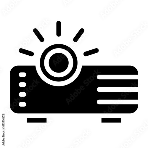 Video Projector Icon Style