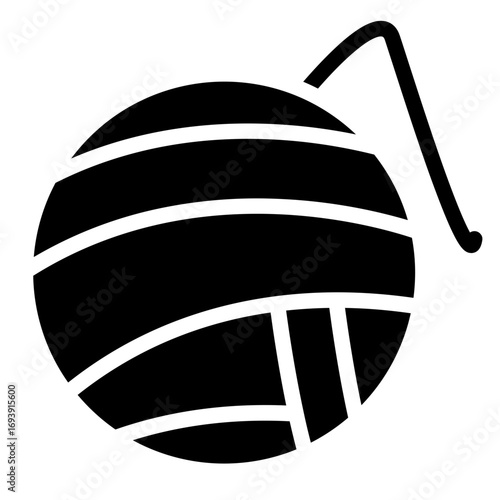 Wool Ball Icon Style