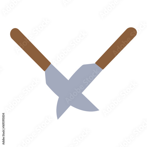 Pickaxe and Shovel Crossed