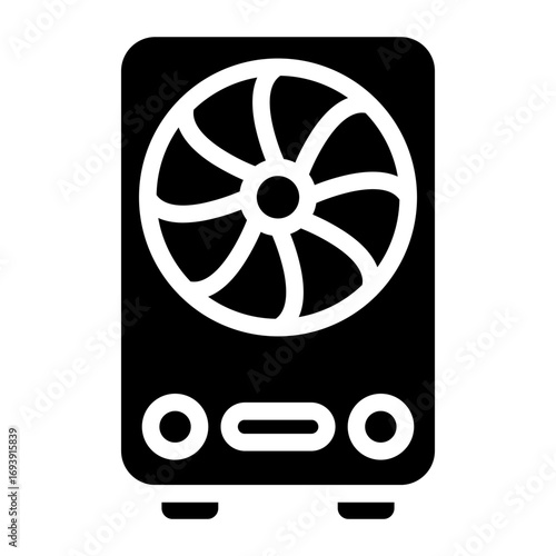 Air Cooler Icon Style