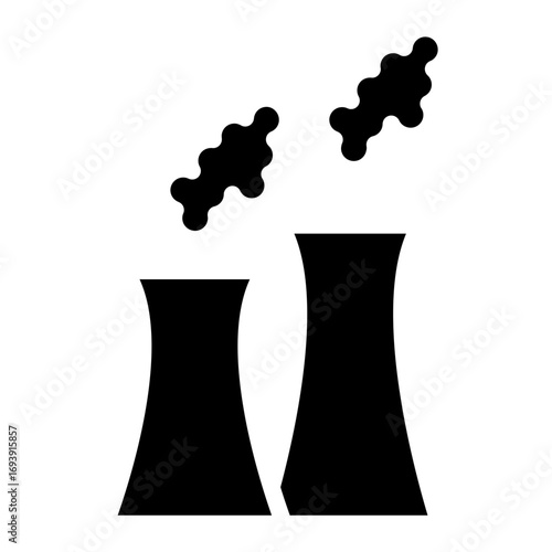 Air Pollution Icon Style