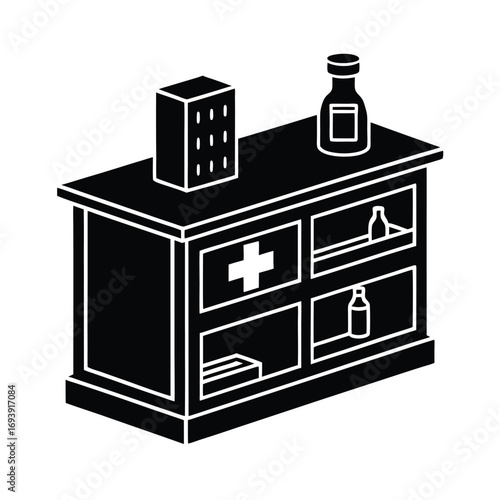 Hospital Pharmacy Counter