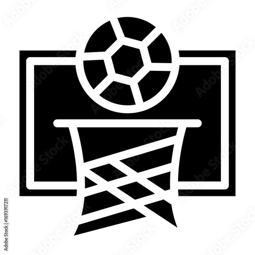 Basketball Hoop Icon Style