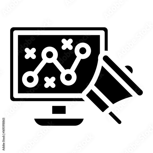 Marketing Strategy Icon Style