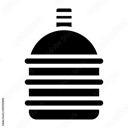 Water Canteen Icon Style