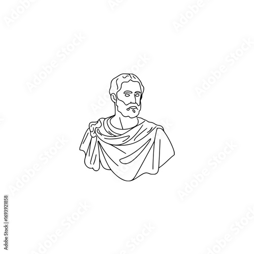 Xenarchus of Seleucia portrait
