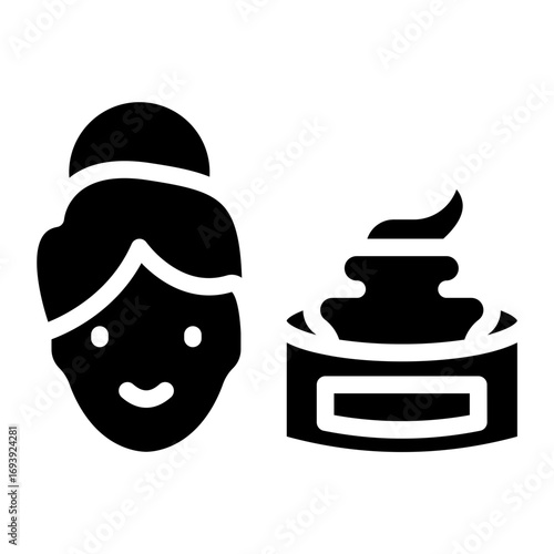 Hair Mask Icon Style