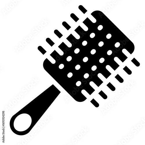 Hair Brush Icon Style