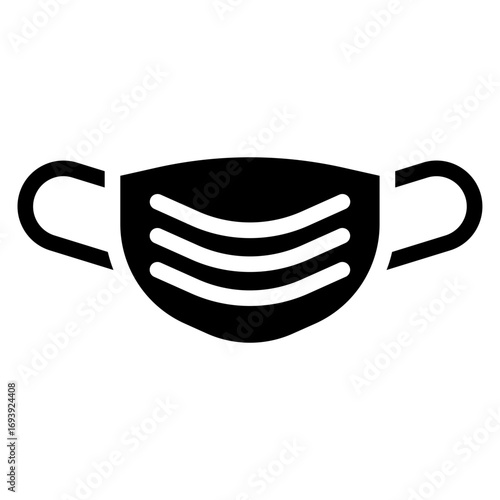 Face Mask Icon Style