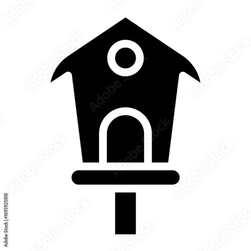 Bird House Icon Style