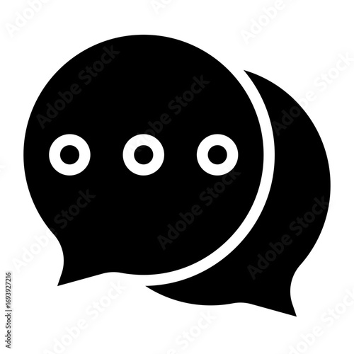 Bubble Chat Icon Style