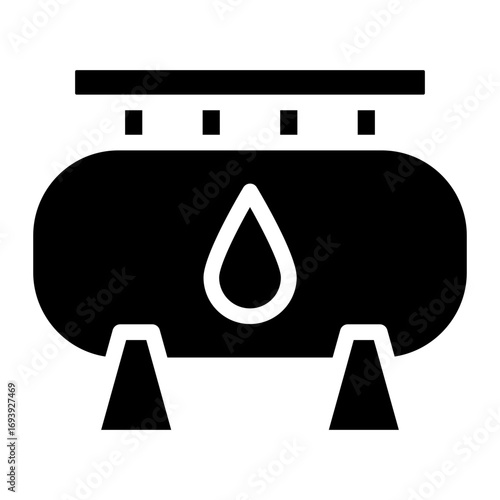 Gas Storage Icon Style