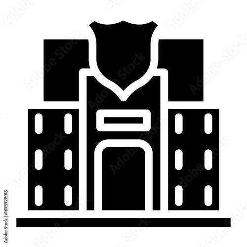 Police Station Icon Style