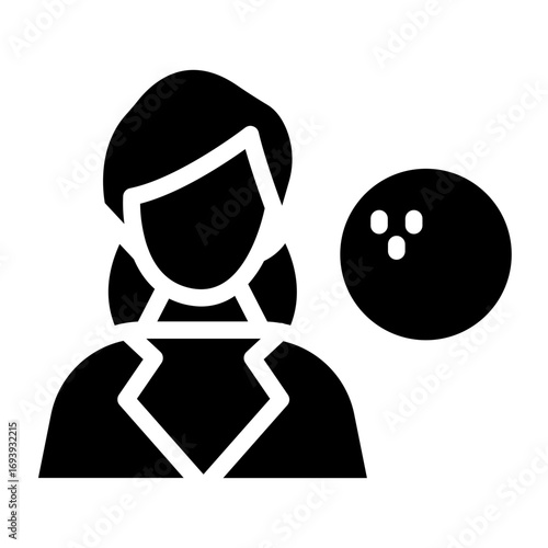 Female Player Icon Style