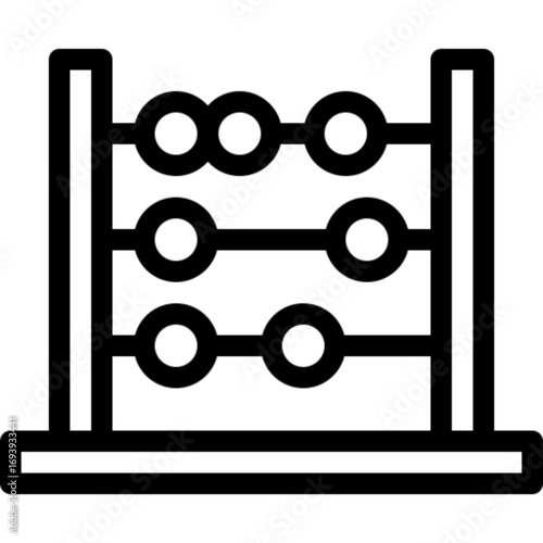 Abacus Calculation Icon