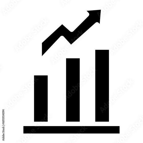 Career Growth Icon Style