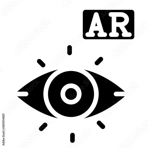 Ar Contact Lens Icon Style
