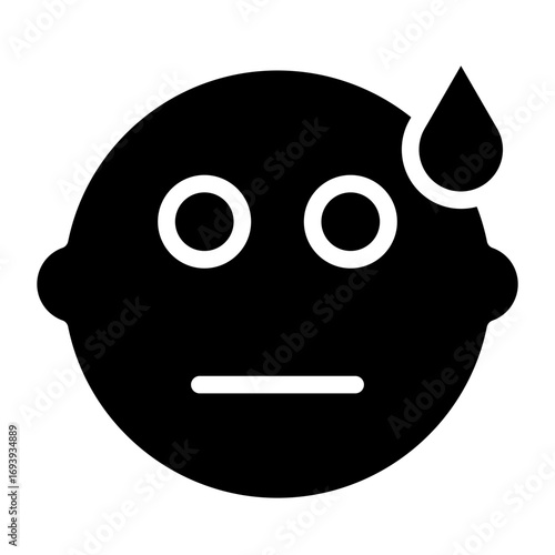 Vector Design Embarrassed Icon Style