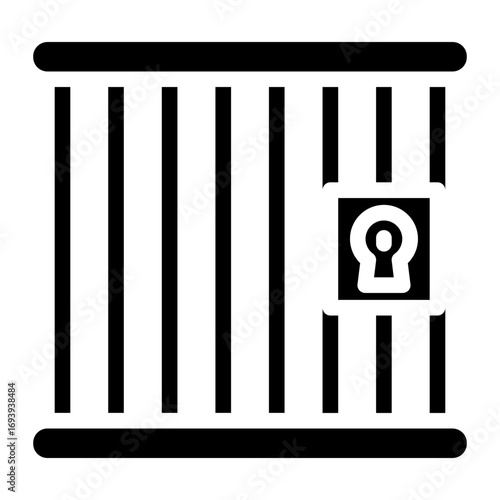 Vector Design Jail Icon Style