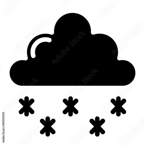 Vector Design Snow Icon Style