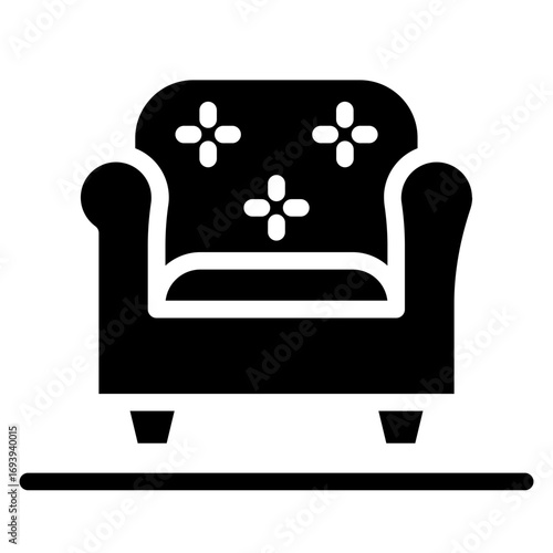 Vector Design Armchair Icon Style