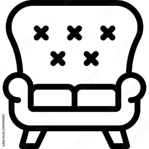Lounge Armchair Icon