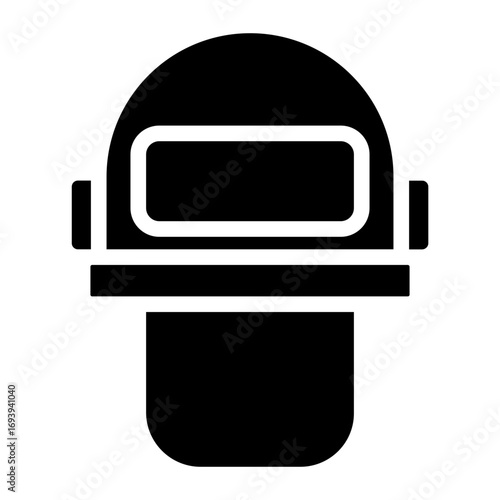 Vector Design Welding Helmet Icon Style