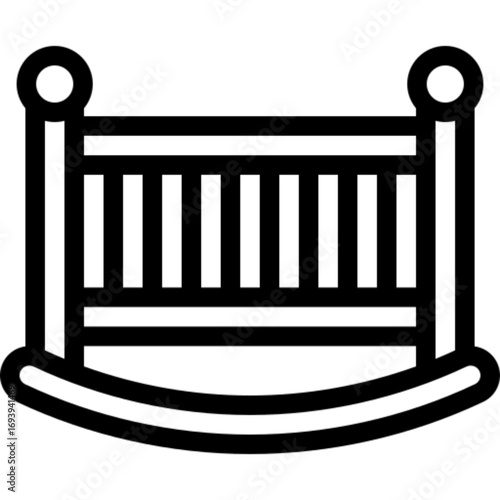 Baby Bassinet Icon