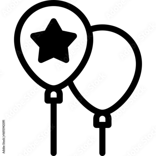 Floating Balloon Icon
