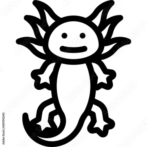 Axolotl Amphibian Icon