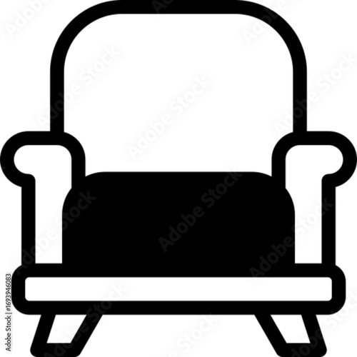 Armchair Furniture Icon