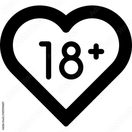 Age Restriction 18+ Icon