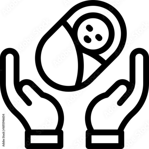 Baby Pacifier Icon