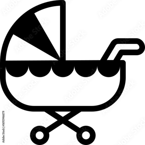 Baby Carriage Pram Icon